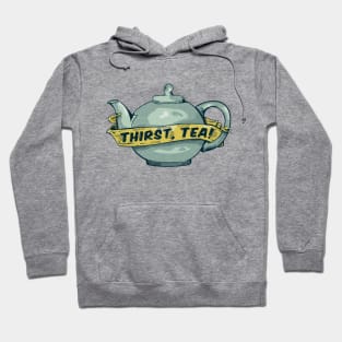 Green teapot for tea lovers Hoodie